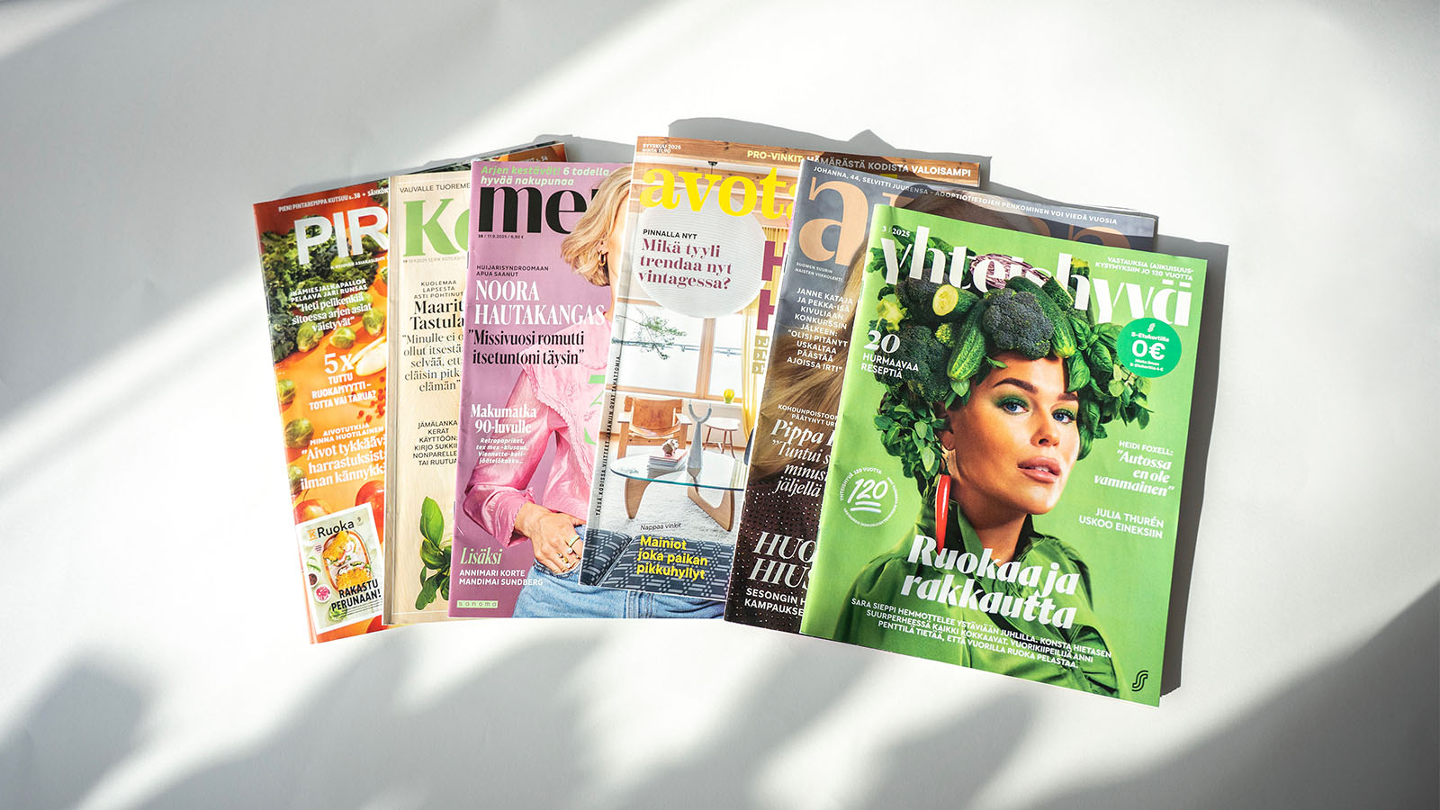 Tiedote | Kansallinen Mediatutkimus 2025: Näitä tilattavia aikakauslehtiä luetaan eniten