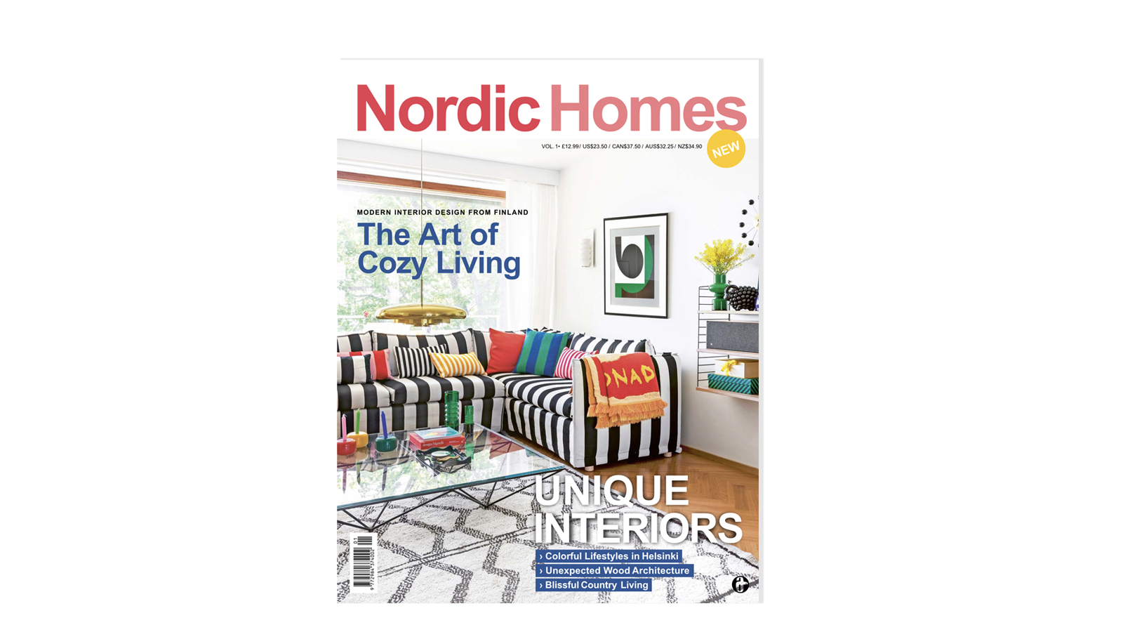 Uutuuslehti Nordic Homes on muhkea asumisen printti-bookazine, jota myydään kymmenissä maissa Yhdysvalloista Japaniin